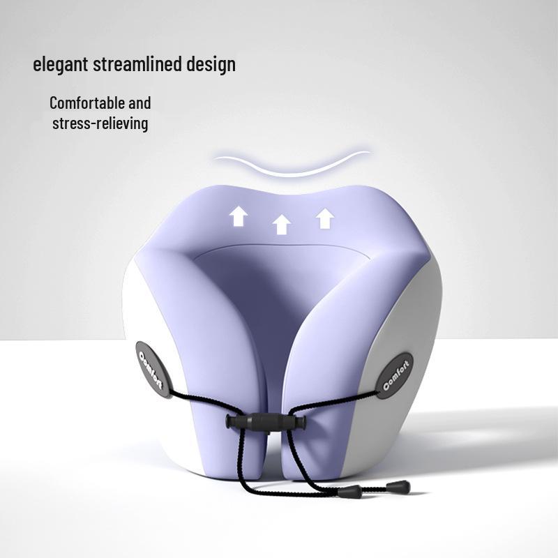 Almofada de Viagem em Espuma de Memória em Forma de U para Suporte de Pescoço