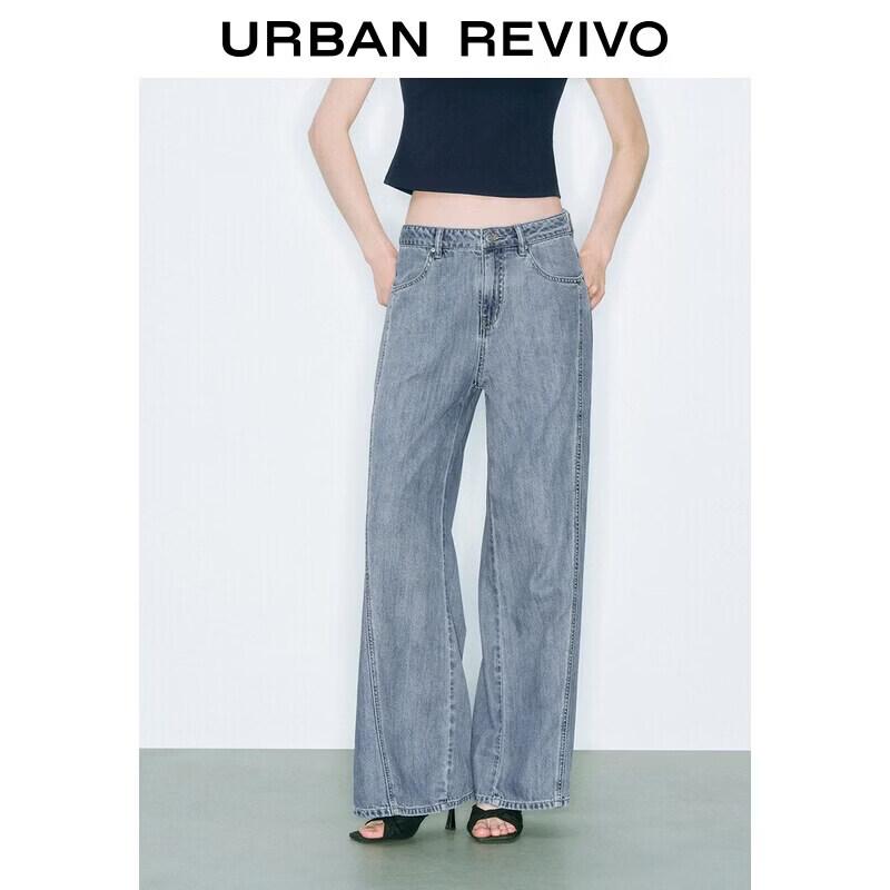 UR Women s Washed Denim Jeans with Stitch Detail 29