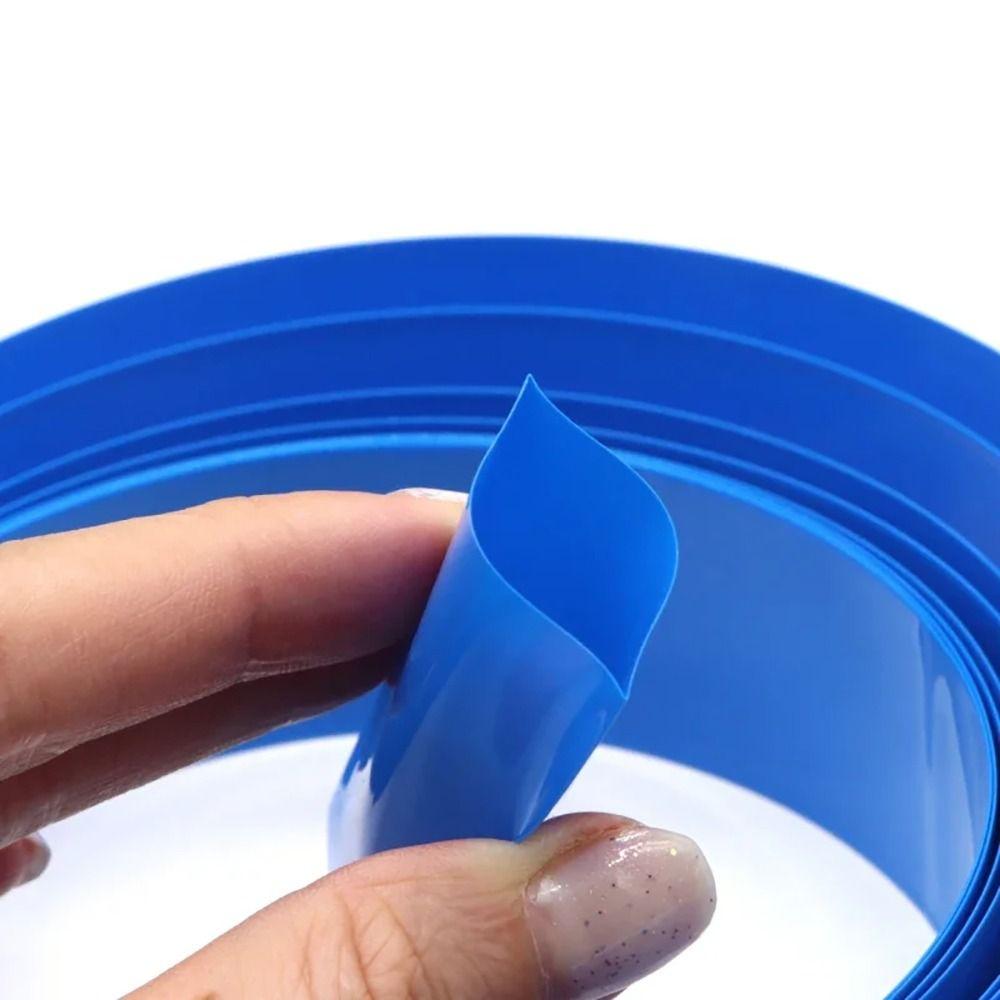 1Meter/Pack Li-ion Wrap Shrinkable Film PVC Tape Sleeves New Heat Shrink Tube