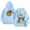 Women's Fashion Lightweight Long Sleeve Pullover With Pockets Rugby Print Hoodie