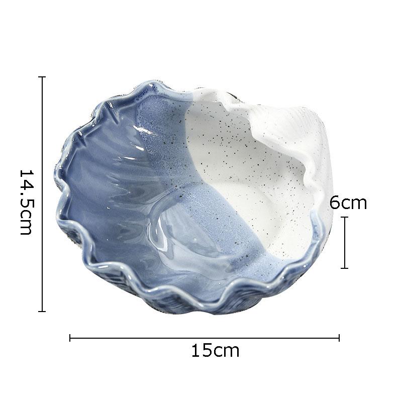 

Multiple Styles Marine Life Decorative Jars Storage Tray Dresser Tabletop Earrings Jewelry Display Tray Ceramic Storage Plate
