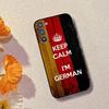 Soccer Support G-Germany Phone Case For Samsung Galaxy A73,A72,A71,A70,A53,A52,A51,Others Soft Black Cover