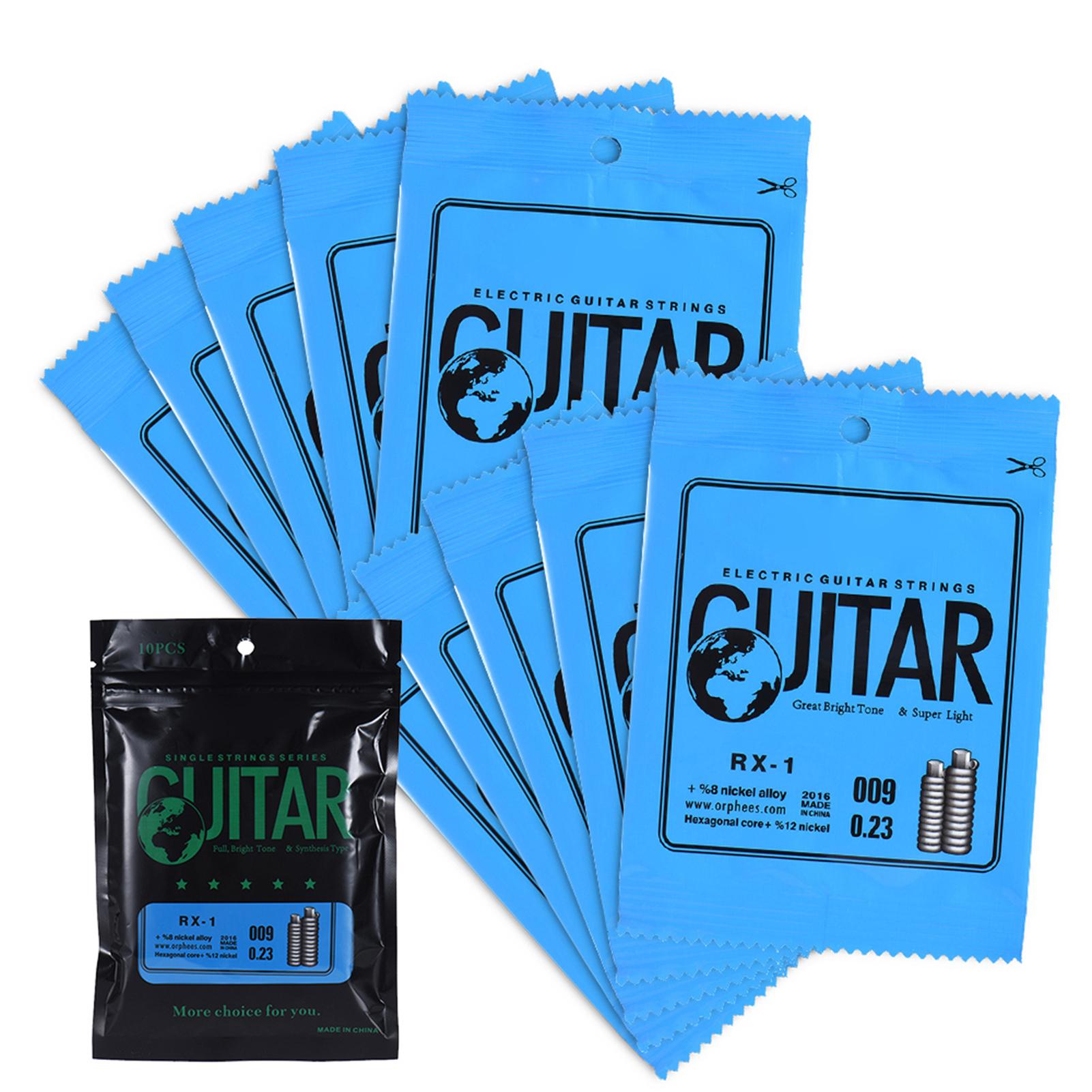 

Guitars Orphee -3 Single String Replacement for Electric Guitar 3rd G-String (.016) 10-Pack Alloy Super Light Tension