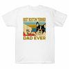 Unisexs Tshirt Ever Boston Dad Terrier Best Retro Vintage Lover Dog Funny Top Tee