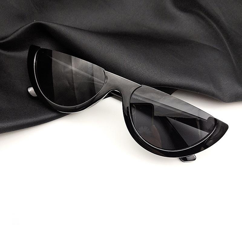 

Женские полуоправы солнцезащитные очки в стиле панк с заостренными краями Прозрачные цветные очки в стиле ретро Модные очки для вечеринок Простые повседневные аксессуары