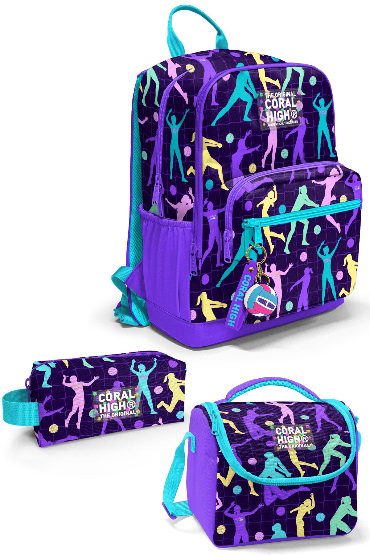 

Coral High Mor Voleybol Desenli 3’lü Okul Çanta Seti SET0123636