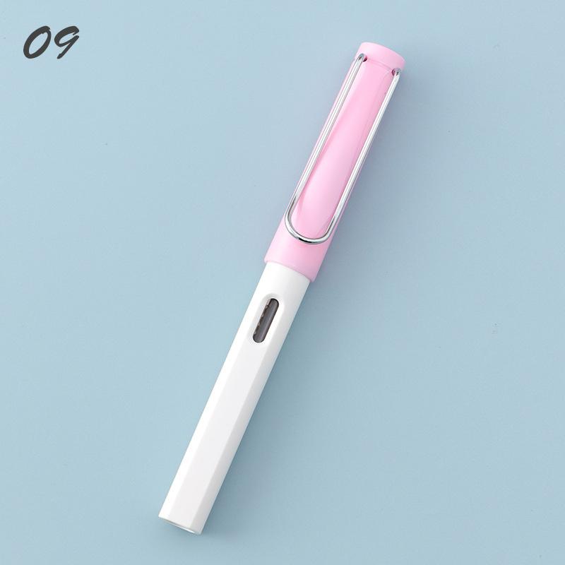 25 Farben Aluminiumlegierung Füllfederhalter Business Office Klassischer Tintenstift 0,38/0,5 mm