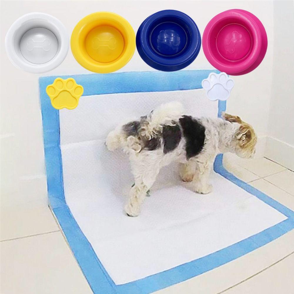 Round/Dog Paw Shape Dog Pee Pad Holder Dog Urinary Cushion Fixator  For Pet Urination Training
