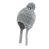 Langzhen 2024 Baby Pom Pom Knit Hat – Cute, Warm, Ear-Protected for Autumn & Winter