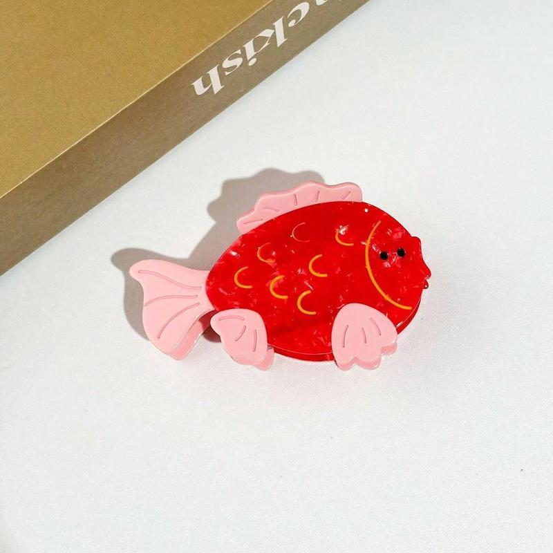 1 Stück Ozean Serie Wal Vogel Kussfisch Essigsäure Greifklemme Niedliche Spleiß Hai Klemme Haaraccessoire