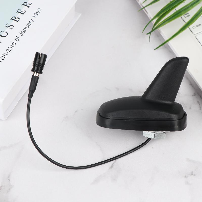 Universal Car AM FM Shark Fin Antenna Enhanced Reception Easy Fit Replacement for All Driving Conditions