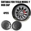 4PCS For Tesla Model Y Replacement Wheel Rim Cover 21-Inch Car Wheel Center Cover Auto Hub Caps Original Covers Logo Accessories