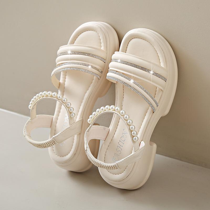 Ladies Luxury Rhinestone Platform Sandals