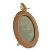 Hestia Wood Effect Gold Bird Photo Frame