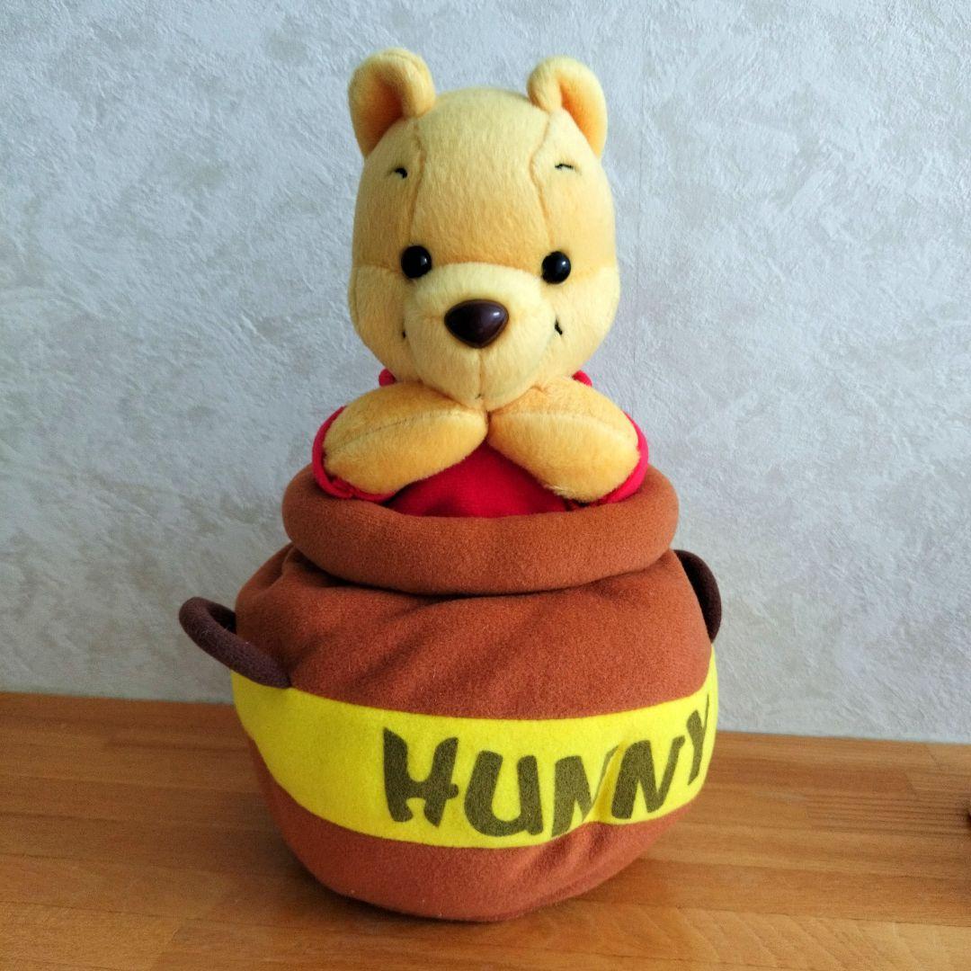 [New and unused] Winnie the Pooh Posing Plush Honey Pot Honey