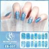 Nail Sticker Waterproof No-bake Gel Nail Polish Film Full Sticker Korean Multi-color Scallion Powder Nail Sticker Nail Sticker