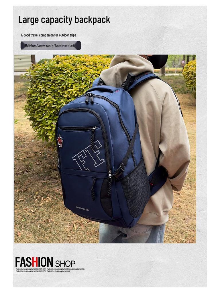 Unisex Mountaineering Backpack: Large Capacity, Durable, Waterproof, Versatile Outdoor & Travel Bag