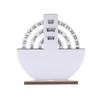 1PC New Day Creative Wooden Perpetual Calendar Desk Calendar Household Parent-child Hand-painted Table Ornament Decorative Calendar Family