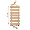 Cat Bridge for Cats Cage Sisal Wooden Rope Ladder Pet Furniture Kitten Step Scratcher Post Kitten Toys Tree Various Sizes