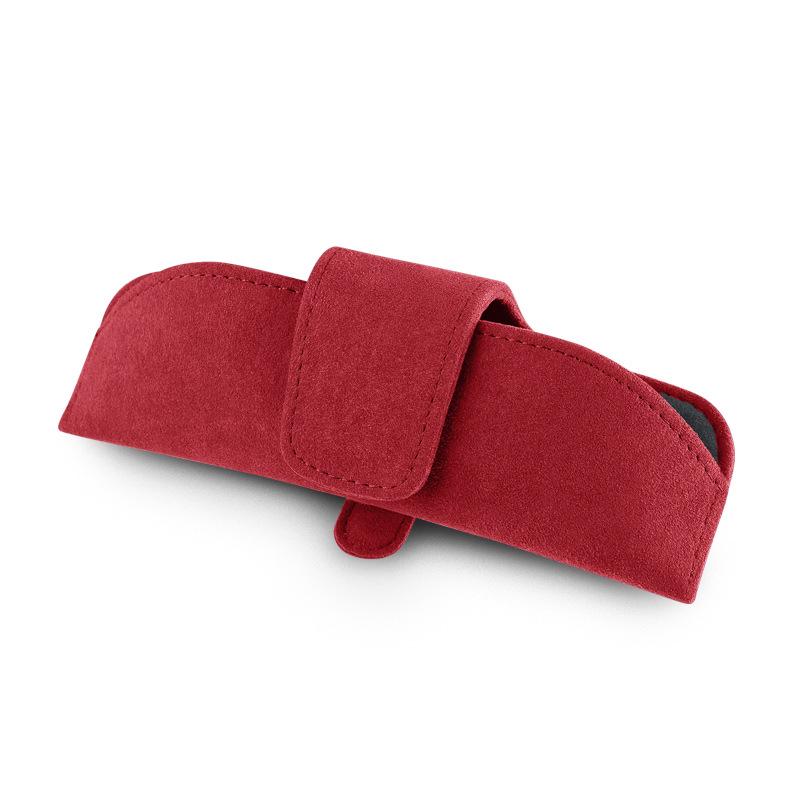Car Sun Visor Suede Sunglasses Storage Box Clip