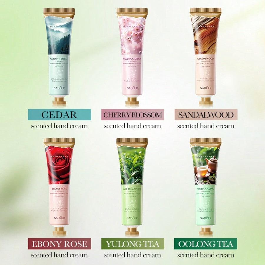 Jade Dragon Tea Scented Hand Cream Autumn Winter Moisturizing Hydration Nourishing Care for Dry Skin