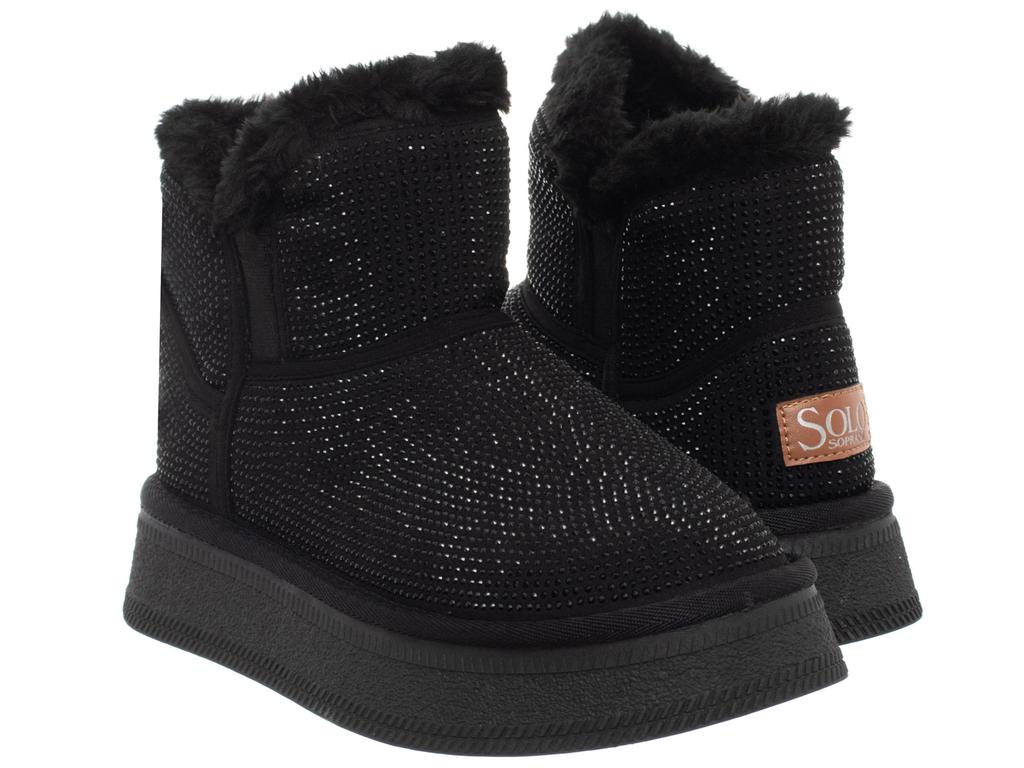 Women' Ankle Boots - Solo Soprani Couture - Ssw521P28/04 Strass Fur 38
