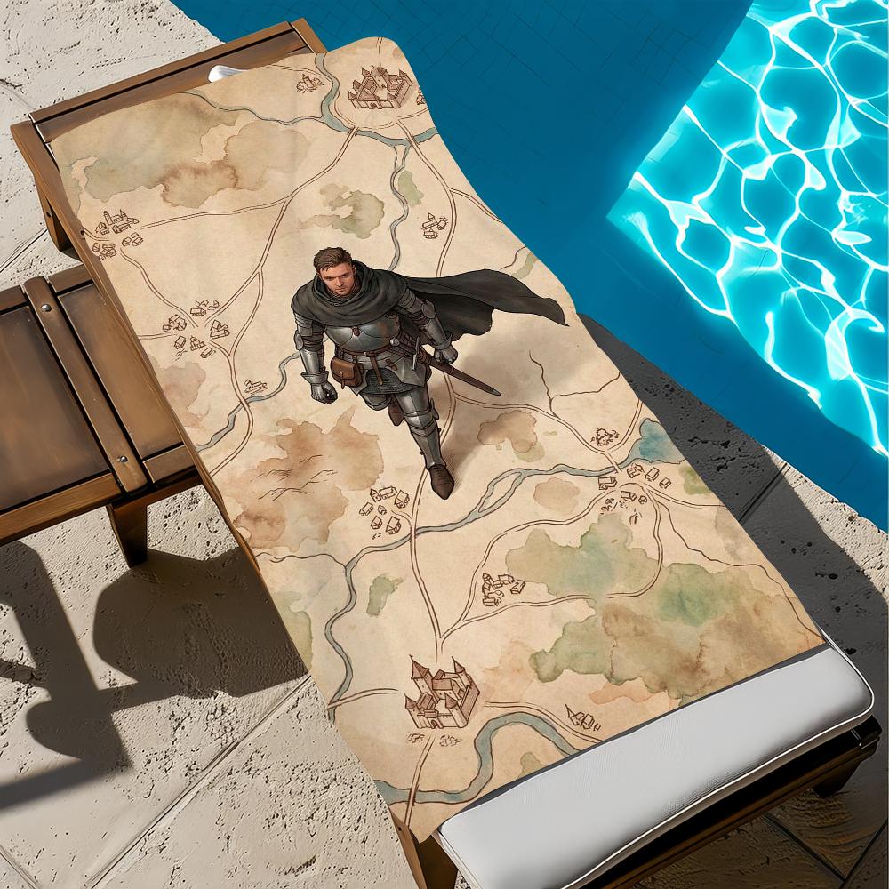 K-king-dom GAME D-deliverance II Towel Beach Quick Dry Soft Pool Towels Gift for Travel Gym Shower Camping sports