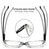 Men's and Women's Fashion Photochromic Reading Glasses New High-definition Anti-blue Light Color-changing Presbyopia Glasses