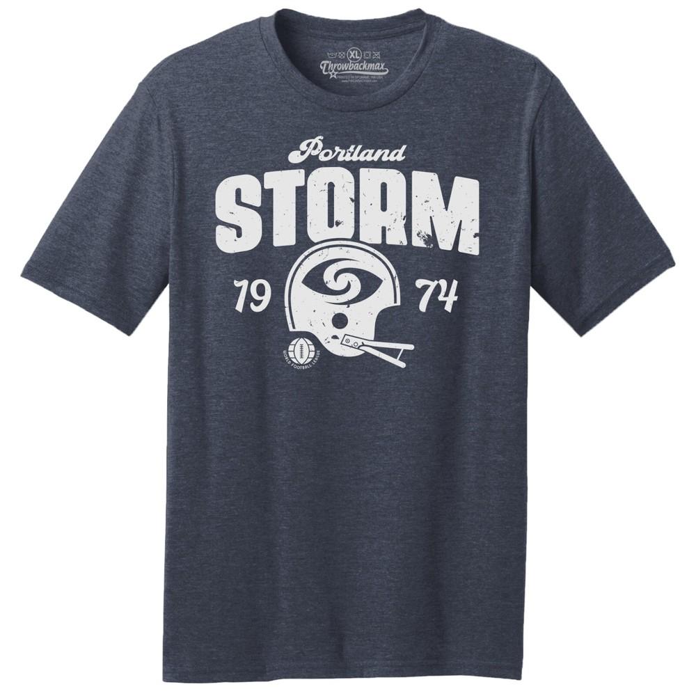Portland Storm 1974 WFL Football TRI-BLEND Tee ShirtTimbers Pilots Unisex T-Shirt M