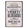 Vintage Tin Sign Peaky Blinders Whiskey Metal Sign Poster Retro Art Plaque Wall Decor for Home Bar Pub Cafe Restaurant 8x12 I