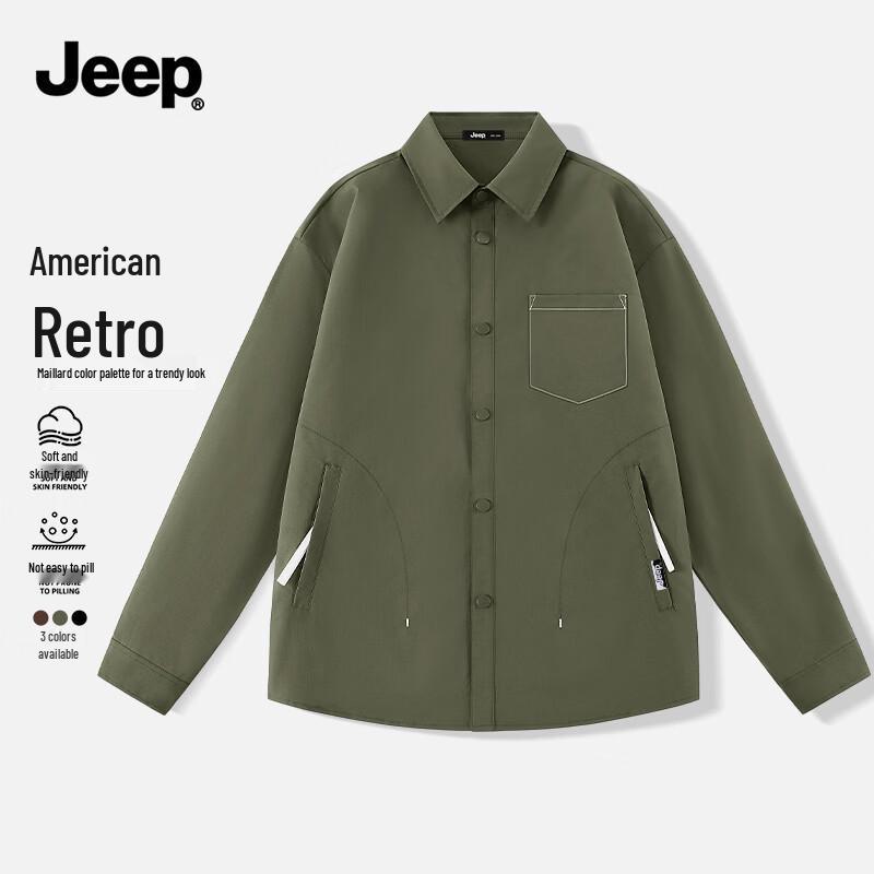 Jeep Men s 2026 Spring Breathable Casual Shirt XL