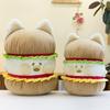 Adorable Dudu Cat Hamburger Plush Toy - Creative Cat Doll Children's Companion Gift