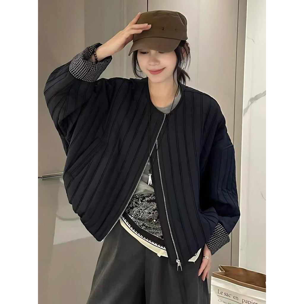 Women's High-End Lightweight Quilted Baseball Jacket - Small Size, Autumn 2025 Collection