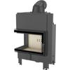Smart Steel Fireplace KRATKI MBM Left 10 kW Ø 200 MSK