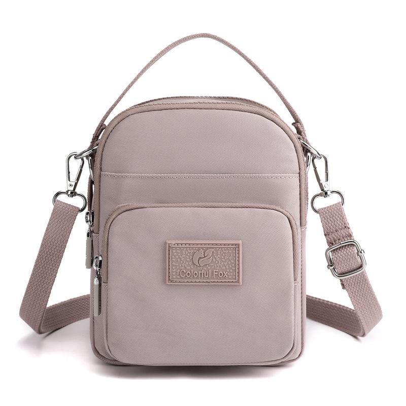 Schultertasche Damen neuer Modetrend Outdoor-Freizeit Handy-Tasche Schlüssel-Wechselgeldtasche spritzwasserabweisende Nylontasche