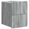 Wall Mounted Nightstand Grey Sonoma 33 x 34.5 x 43 cm
