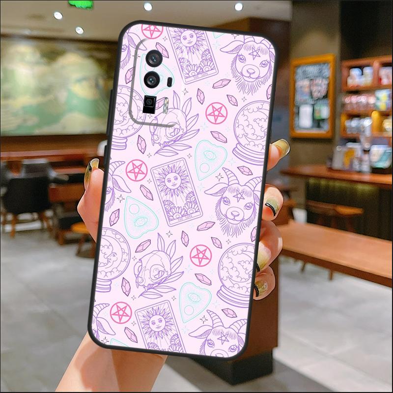 Pastel Goth Witchy Case For Xiaomi 15 14 Ultra 13 11T 12T 13T 14T Pro POCO X7 Pro X3 X5 X6 M6 F5 F6 Pro Cover