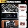 For chery Tiggo 7 pro max -2024Car Interior Film Navigation Gear center console Anti-scratch transparent TPU PPF