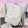 Rabbit Pattern Backpack Kids School Bag With Air Cushion Straps For Daily Use