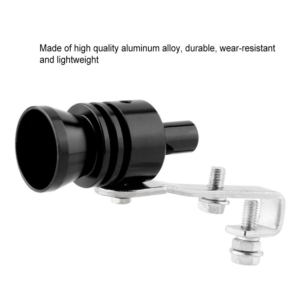 Car Exhaust Pipe Whistle for Automobile ATV SUV Auto Accessories (Black)