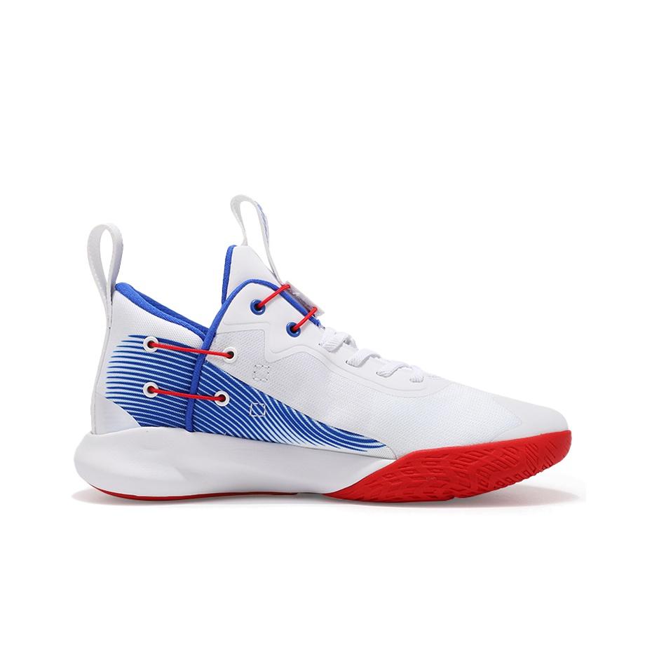 Nike Precision 4 Flyease Comfortable Stylish Shock Absorption Non-Slip Wear-Resistant Low-Top Basketball Shoes Men Sneaker White Red Blue DC2110-161