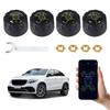Tire Pressure Monitoring System,Waterproof External Sensors TPMS Bluetooth-compatible TPMS for Smartphones