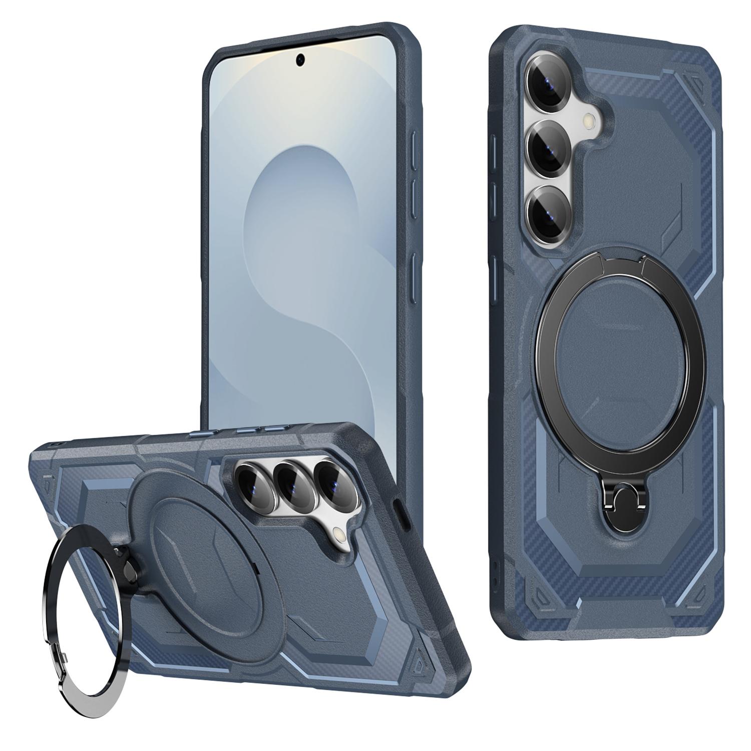 

Для Samsung Galaxy S25/S24 Магнітний чохол Підставка TPU + PC Чохол для телефону E