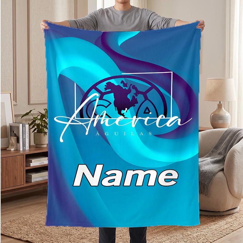 Club America Soft Warm Flannel Blankets Comfortable Blanket for Home Decoration Gifting