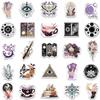 50Pcs Witchy Gothic Apothecary Tarot Witch Astrology Boho Stickers Magician Fridge Guitar Phone Bottle Graffiti Kids Sticker