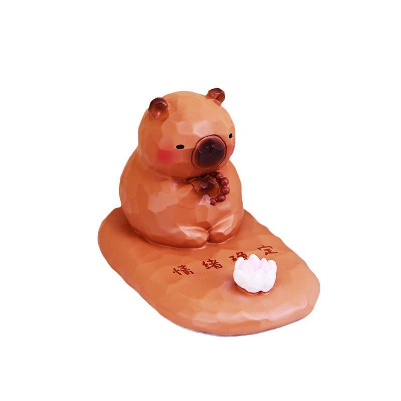Joyful Lotus Card Pi Bala Phone Holder: Creative Healing Desktop Ornament