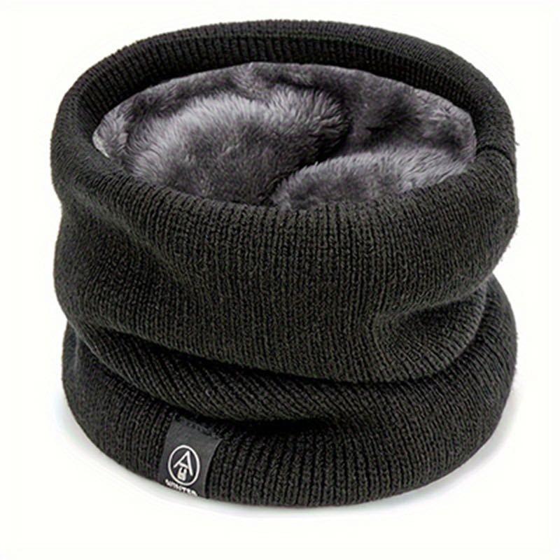 

Mary Winter cycling scarf neck cover wool pullover knitted cervical spine protection scarf velvet men s and women s same neck cover to keep warm