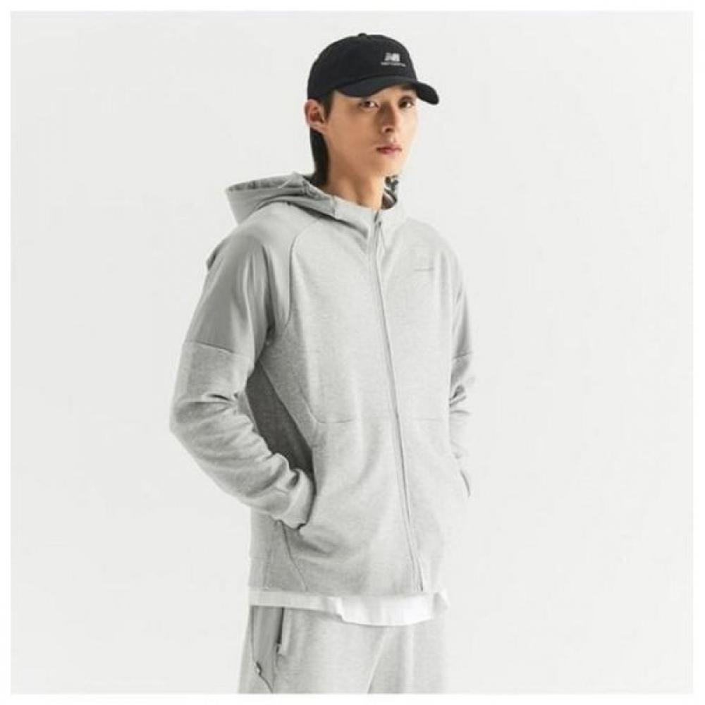 

New Balance Куртка с капюшоном на молнии Nbmdd31033 15 grey/95
