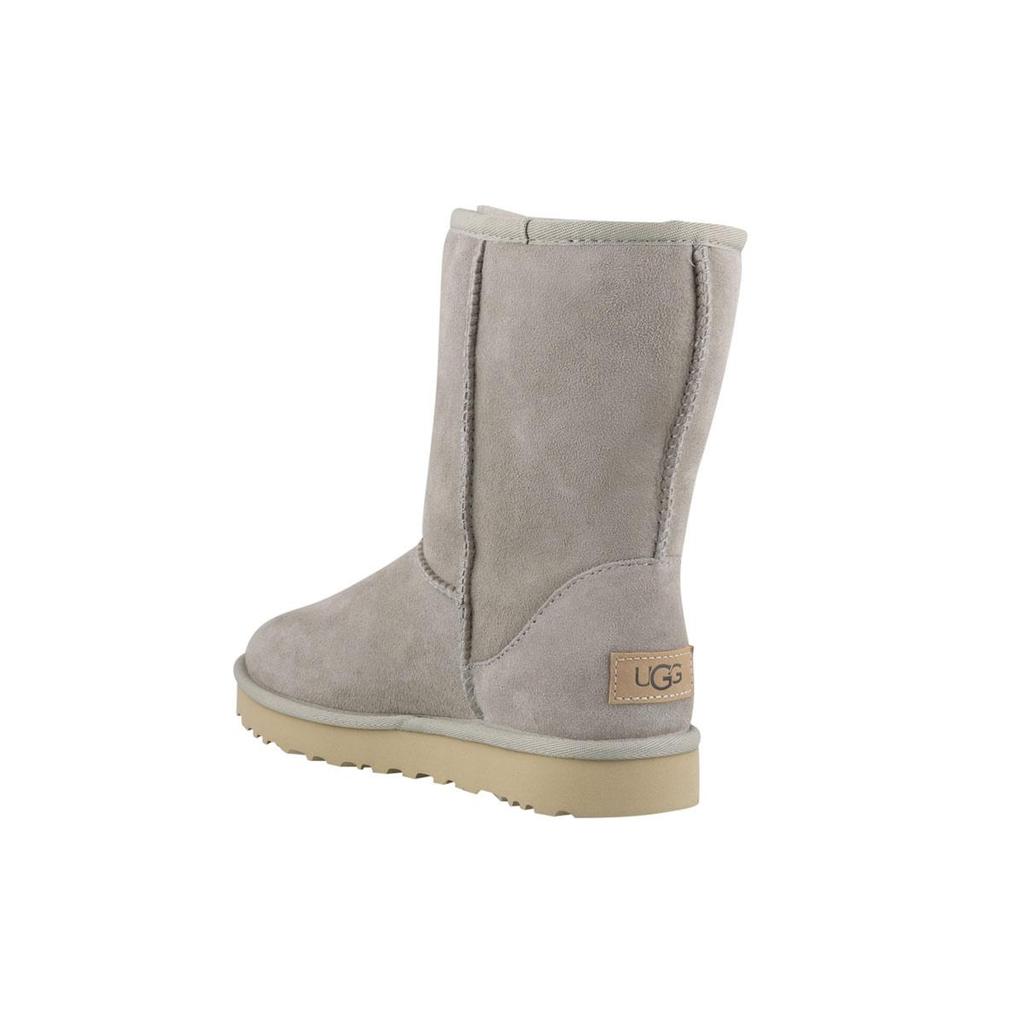 UGG Classic Short Ii Fleece Lined Gray White Women's 1016223-GOA