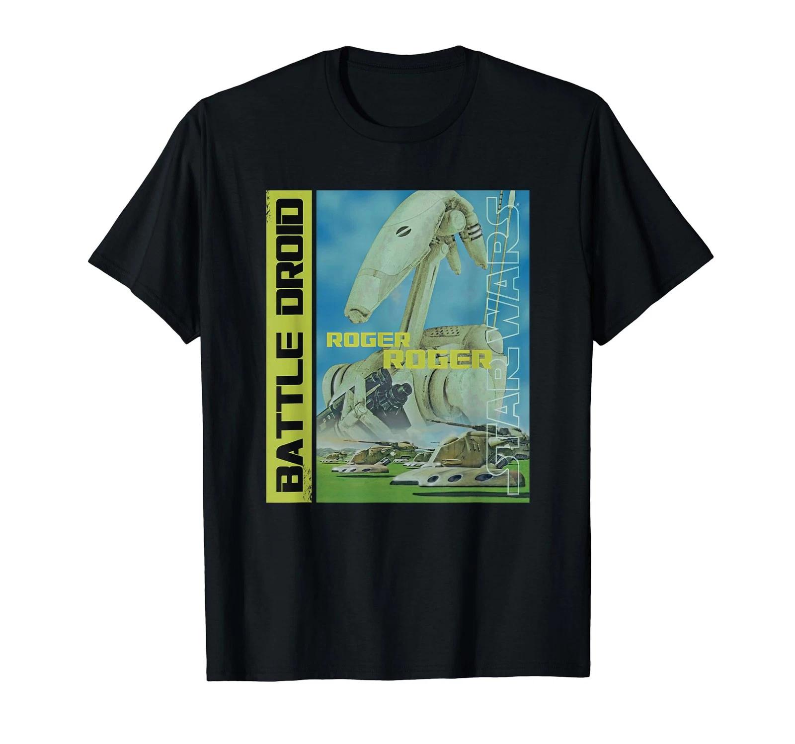 Star Wars Battle Droid Roger Roger T-Shirt_ 3XL
